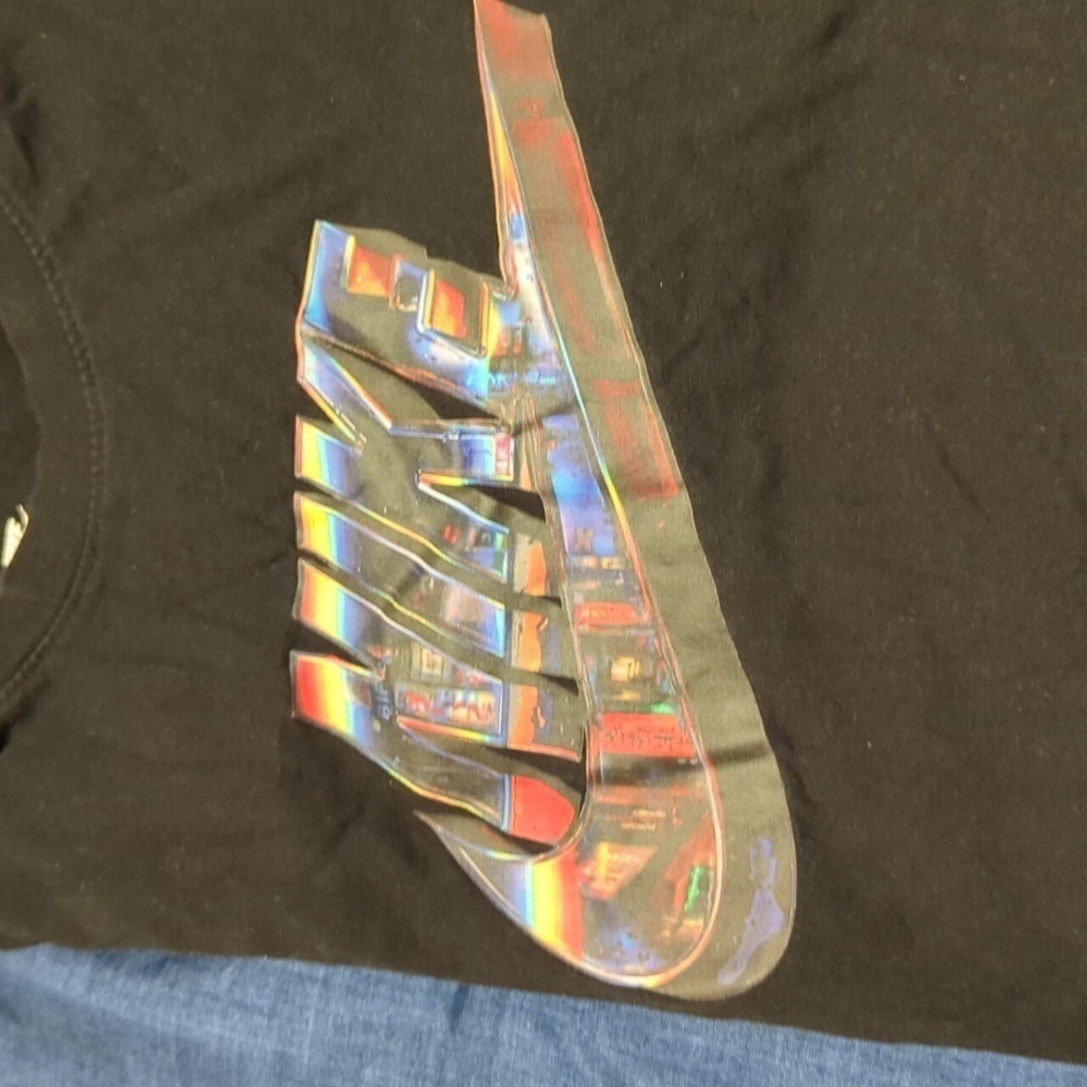 Nike Worldwide HBR Tee Black T-Shirt Men’s Size LG - Picture 5 of 6